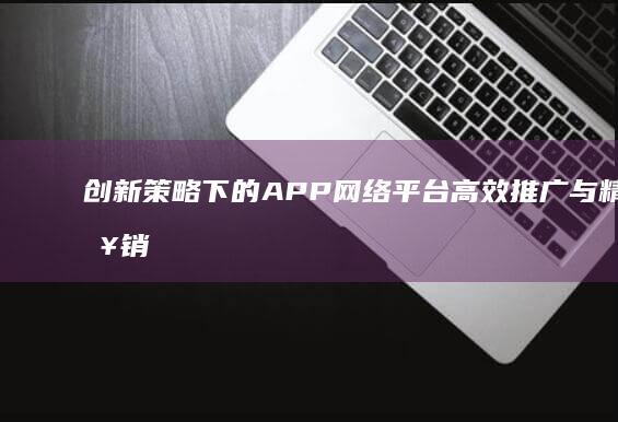 创新策略下的APP网络平台高效推广与精准营销